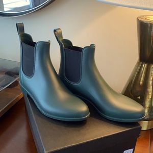 JCrew size 9 rain boots (savannah green)